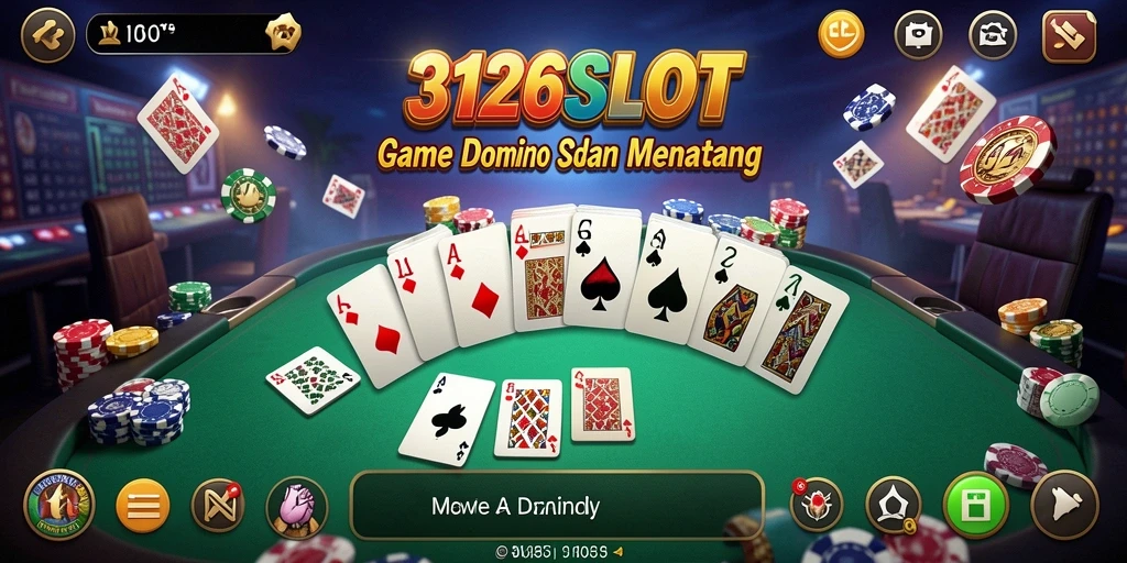 Tampilan gameplay domino yang seru di 3126SLOT.