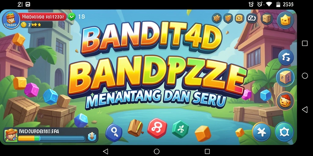 Tampilan gameplay BANDIT4D dengan teka-teki yang menarik dan menantang.