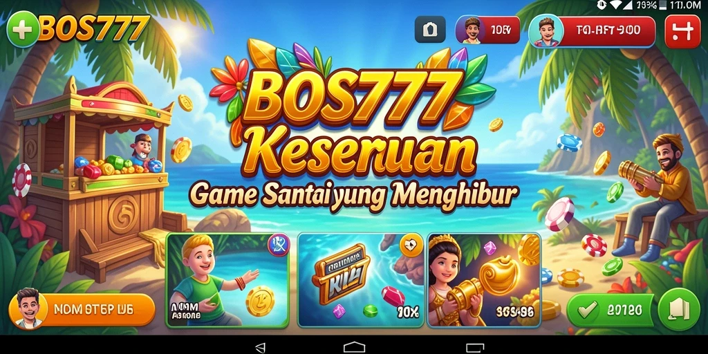 Tampilan gameplay BOS777 yang seru dan menghibur.
