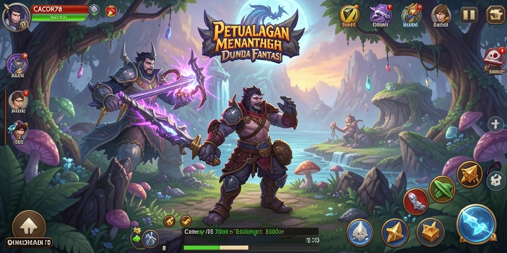 Gameplay menantang CACOR78 dengan dunia petualangan yang menarik.