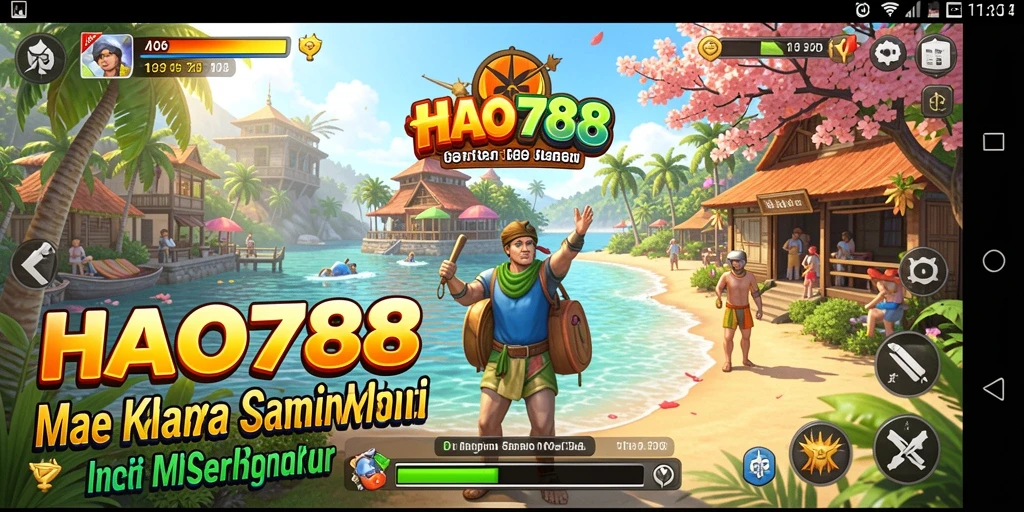 Tampilan gameplay HAO788 yang menarik dan penuh warna.