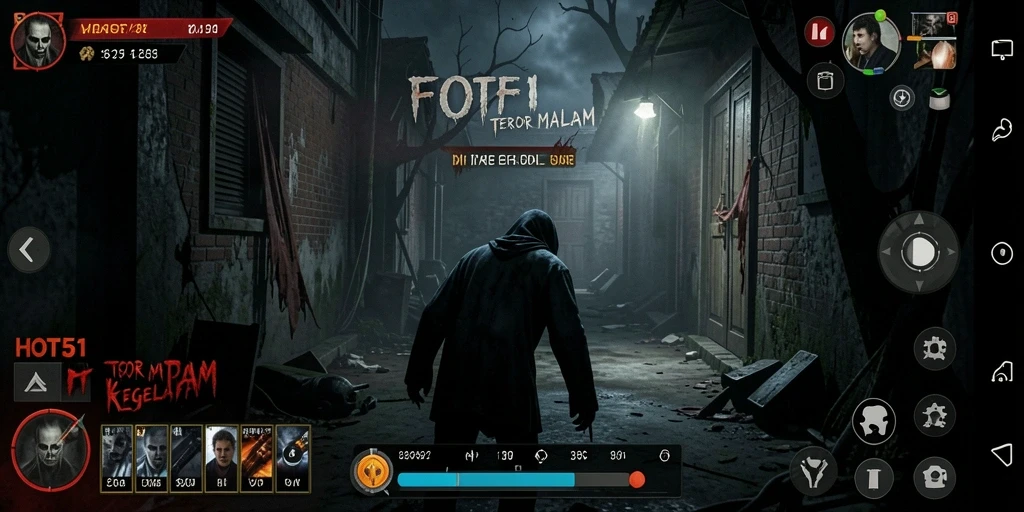 Gameplay menegangkan di dunia yang penuh kegelapan.