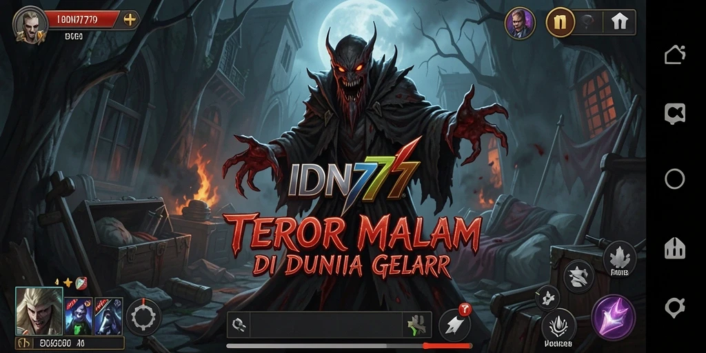Gameplay <strong>IDN777</strong> menampilkan suasana Horror yang penuh ketegangan dan ketidakpastian.