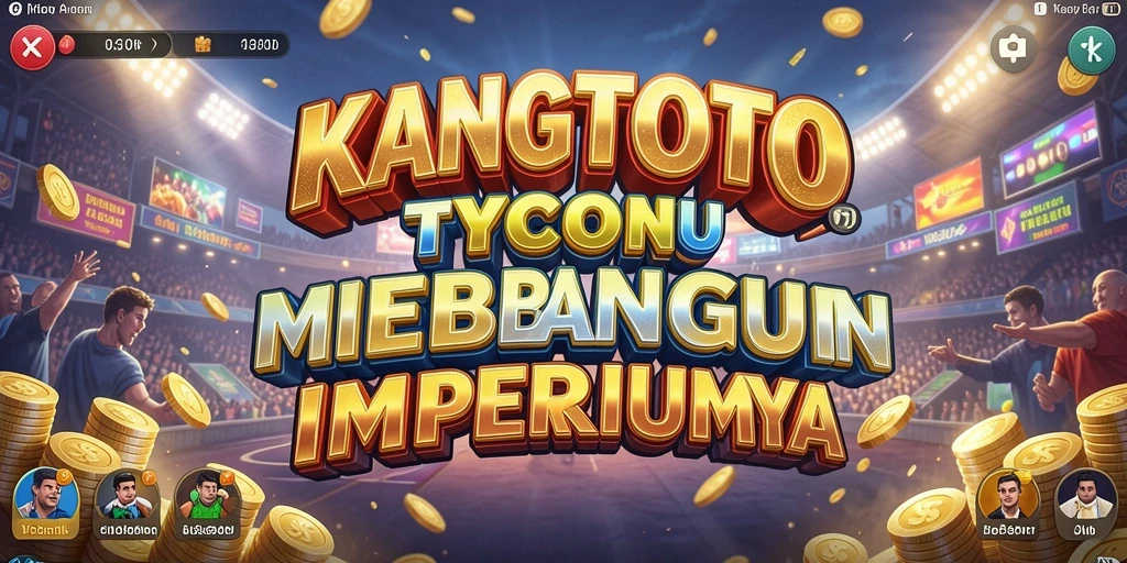 Screenshot gameplay KANGTOTO menunjukkan keseruan membangun imperium bisnis.