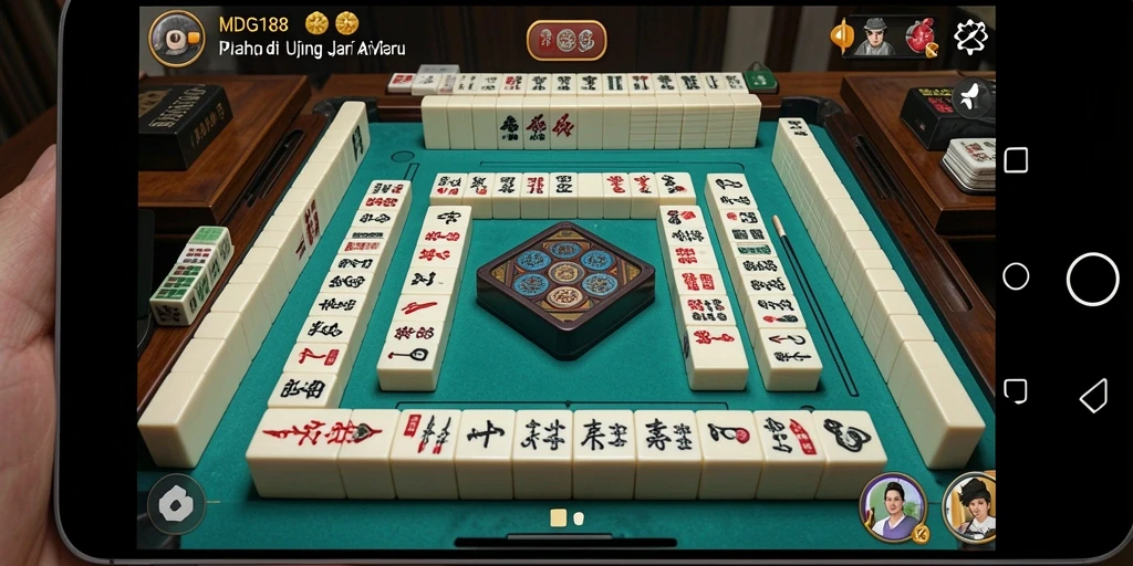 Screenshot MDG188 menampilkan gameplay Mahjong yang menarik.