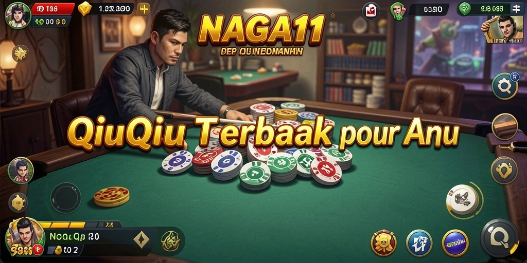 Tampilan gameplay seru dari NAGA11 yang penuh tantangan QiuQiu.