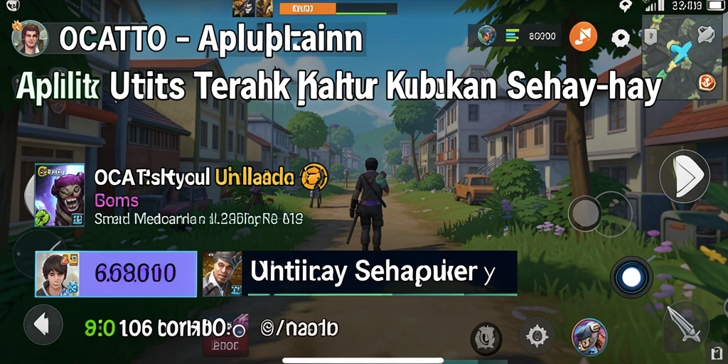 Tampilan antarmuka OCATOTO yang sederhana dan fungsional.