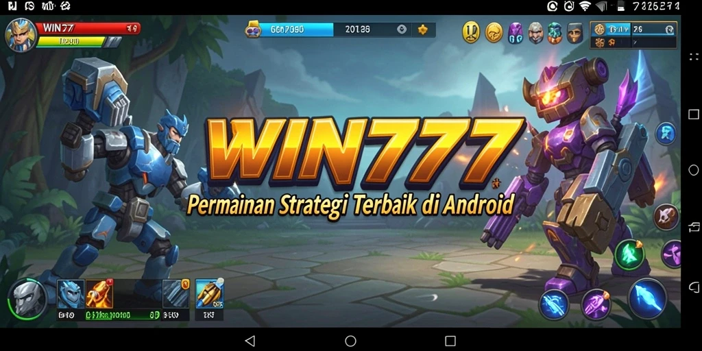 Tampilan gameplay menarik dalam WIN777 dengan berbagai karakter dan aksi strategi.